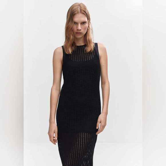 MANGO Openwork dress - Picture 4 of 4